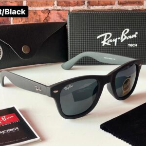 Rayban Brand New stylish Men's And Women's Sunglass Heavy Quality Matt Black Frame Color RB-SUN-01