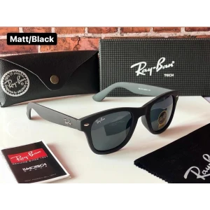 Rayban Brand New stylish Men's And Women's Sunglass Heavy Quality Matt Black Frame Color RB-SUN-01