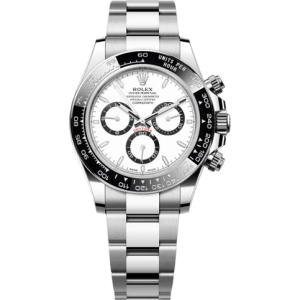 Rolex Cosmograph Date White Dial Silver Strap Watch For Men RLX-126612-LN