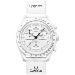 Swatch x Omega Snoopy White Dial/White Strap Bioceramic Moonswatch Mission to Mercury OG-1031
